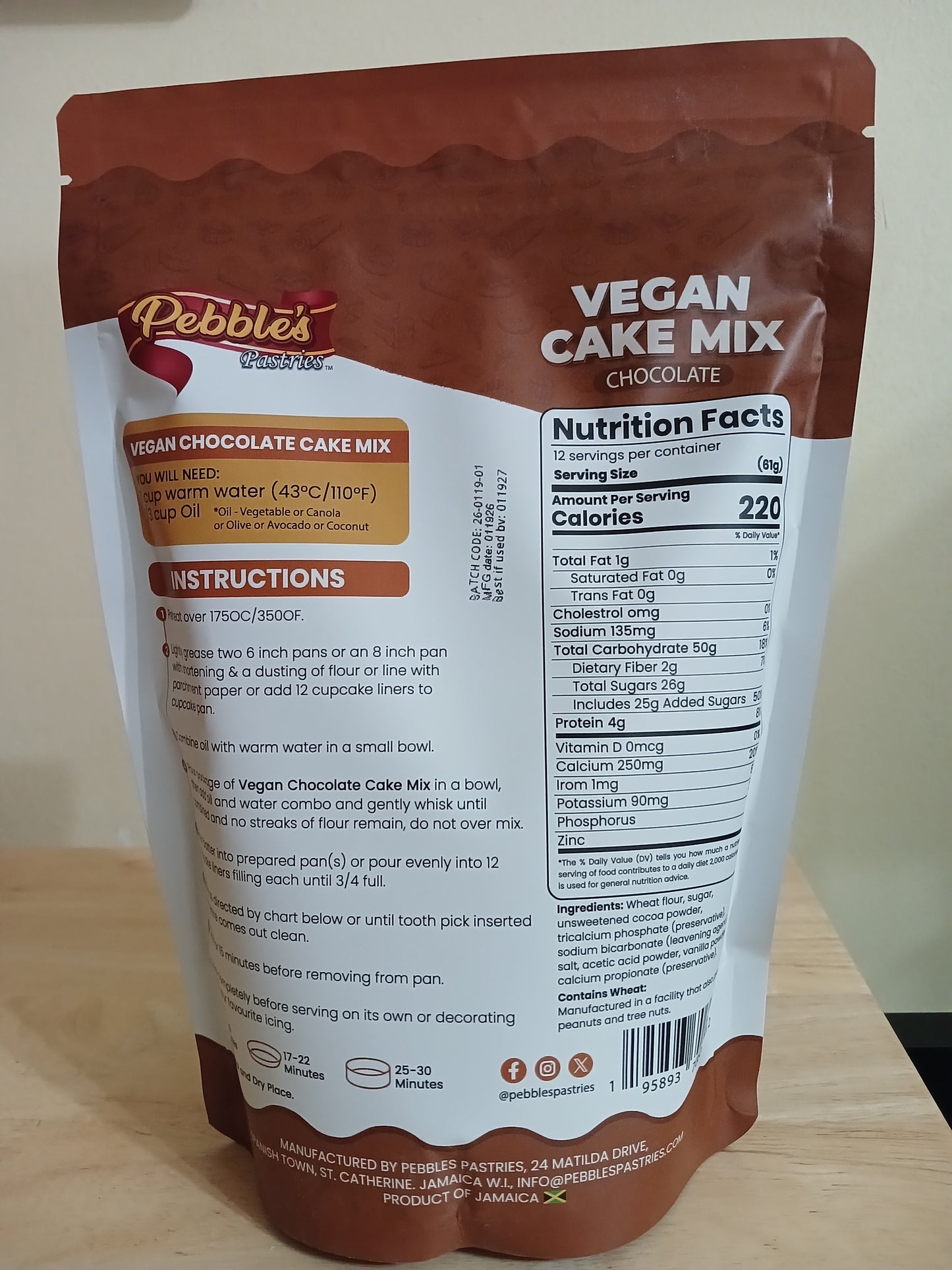 Vegan Chocolate Cake Mix