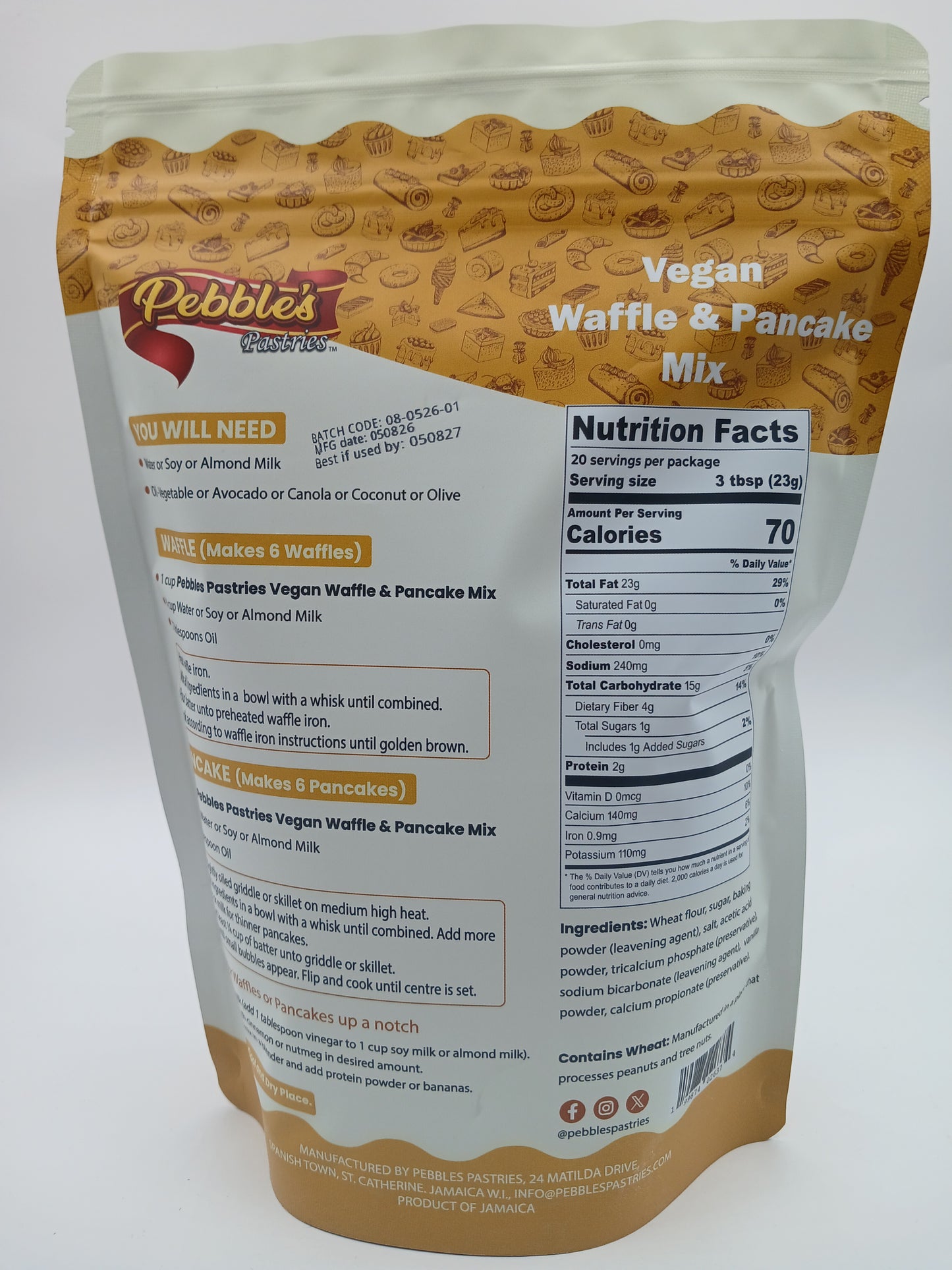 Vegan Waffle & Pancake Mix